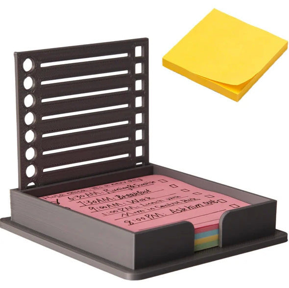 Boîte de rangement en plastique pour notes autocollantes