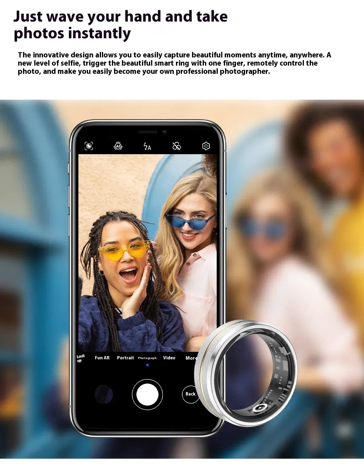 smart health ring fitness tracker heart rate monitor
