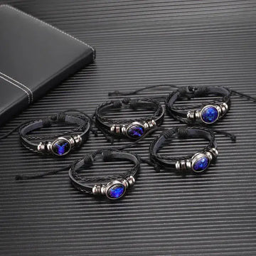 luminous zodiac bracelet glow in dark astrology jewelry