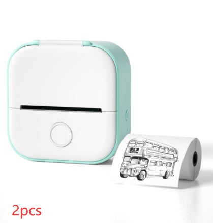 Mini imprimante thermique portable Bluetooth et étiquettes