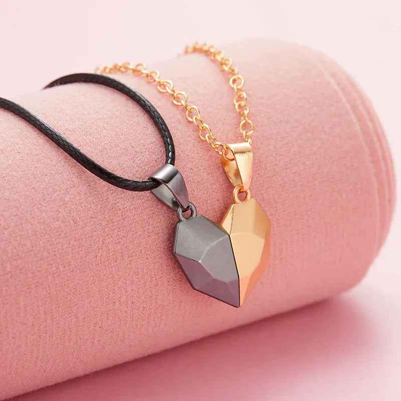 romantic heart necklace women crystal jewelry gift