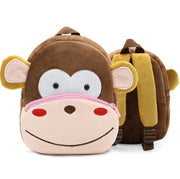 Sac à dos enfant maternelle arc-en-ciel en peluche