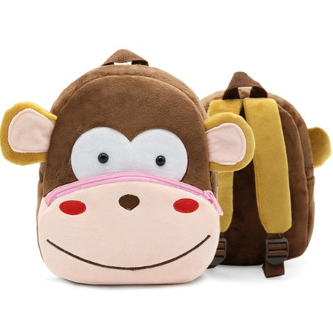 Sac à dos enfant maternelle arc-en-ciel en peluche