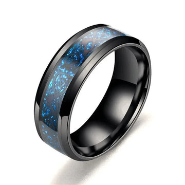 men spinner ring anti stress stainless steel fidget ring