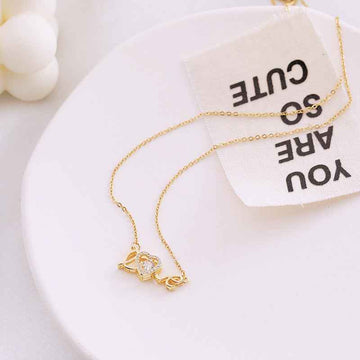 women fashion necklace titanium steel elegant accessory