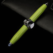 Stylo LED multifonction créatif stylo à bille gyroscopique anti-stress pour bureau & école