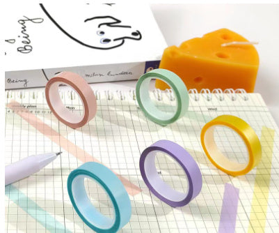 Ruban de notes autocollantes transparentes détachables
