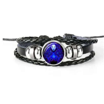 Luminous Zodiac Bracelet featuring a mystical design, perfect for astrology lovers who appreciate glow in the dark accessories.