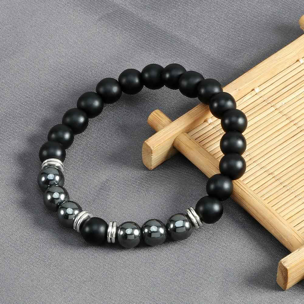 natural stone bracelet 8mm beaded unisex fashion jewelry