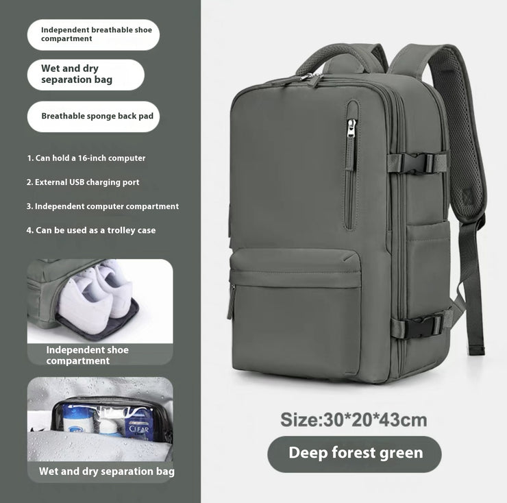 Sac à dos voyage grande capacité étudiant