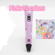 Stylo 3D d’impression 2ᵉ Génération Graffiti Peinture 3D Jouet Créatif Enfants