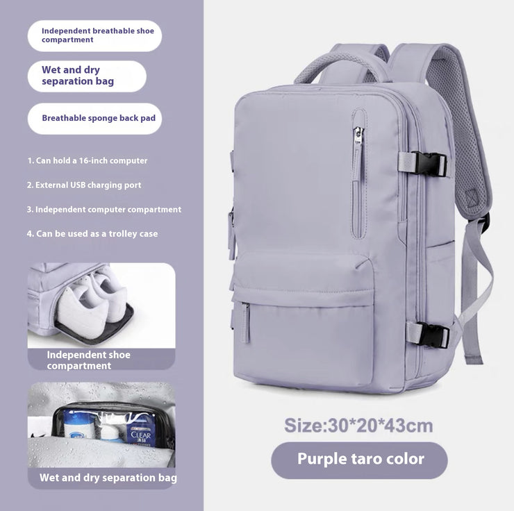 Sac à dos voyage grande capacité étudiant