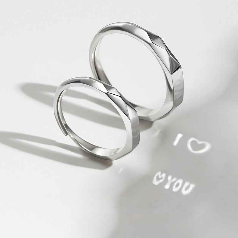 hidden love silver ring elegant romantic jewelry