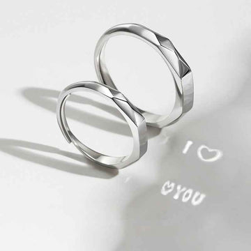 hidden love silver ring elegant romantic jewelry