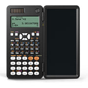 Calculatrice scientifique pliable 2 en 1 avec tablette d’écriture