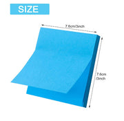 Notes autocollantes colorées et fluorescentes