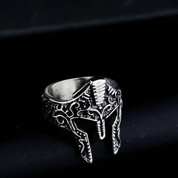 men warrior ring stainless steel bold statement jewelry