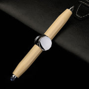 Stylo LED multifonction créatif stylo à bille gyroscopique anti-stress pour bureau & école