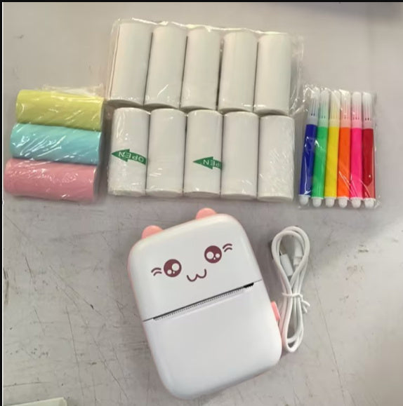 Mini imprimante portable Bluetooth/WiFi Photos et étiquettes
