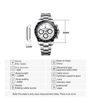Montre Homme Quartz PAGANI DESIGN 2024 Chronographe Luxe
