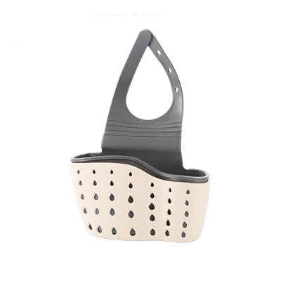 Kitchen Sink Holder Hanging Drain Basket Adjustable Soap Sponge Shelf Organizer Bathroom Faucet Holder Rack Kitchen Accessories.porte-évier de cuisine porte-évier suspendu Panier-étanchéité Organisateur d'éponge d'éponge Salle de bain porte-éponge.