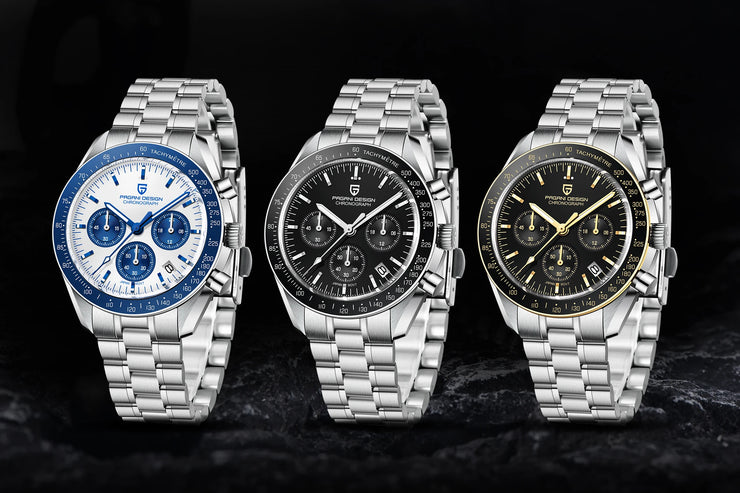 Montre Homme PAGANI DESIGN 2025 Quartz Chronographe Moonwatch