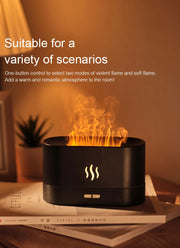 Kinscoter Aroma Diffuser Air Humidifier Ultrasonic Cool Mist Maker Fogger Led Essential Oil Flame Lamp Difusor.Kinscoter Aroma Diffuser Humidificateur d' air Ultrasonic Cool Mist Maker Fogger Fogger Lamp Lamp Difusor.