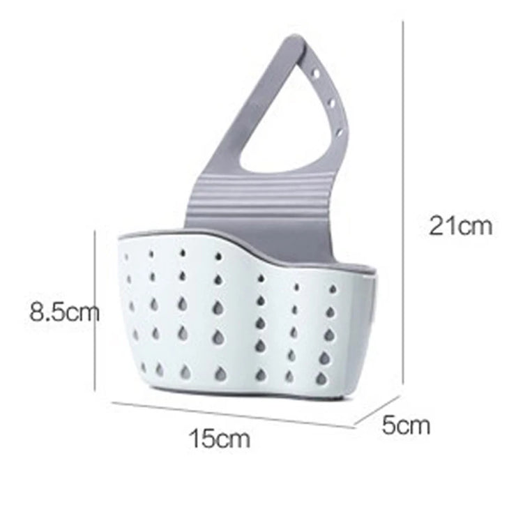 Kitchen Sink Holder Hanging Drain Basket Adjustable Soap Sponge Shelf Organizer Bathroom Faucet Holder Rack Kitchen Accessories.porte-évier de cuisine porte-évier suspendu Panier-étanchéité Organisateur d'éponge d'éponge Salle de bain porte-éponge.