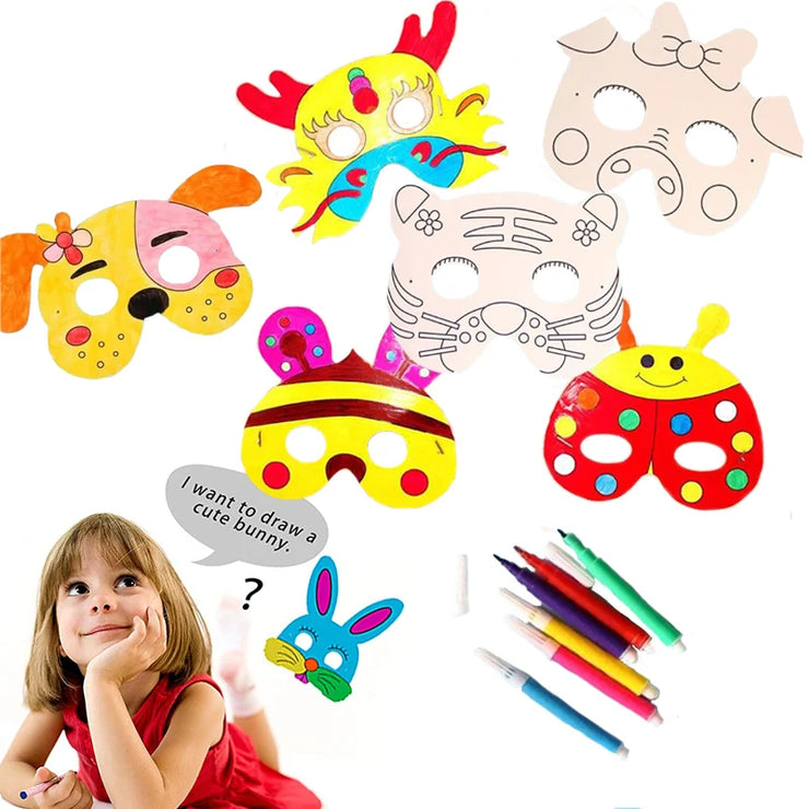 10pcs Assorted Stamps pour enfants Self-ink Stamps Enfants Stamps Smiley Face Sealbooking Diy Painting Photo Album Decor