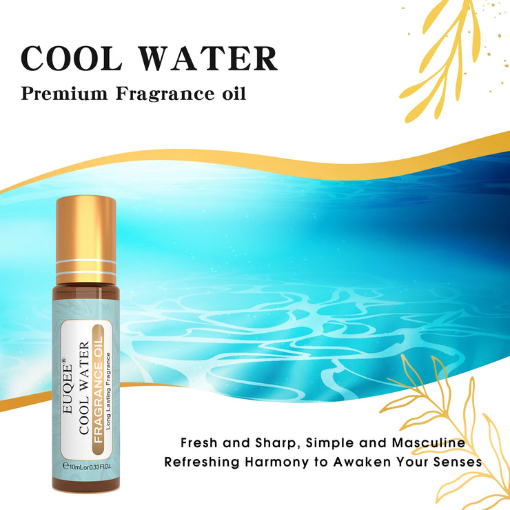EUQEE 10ml Premium Men's Fragrance Oil For Car Diffuser Aromatherapy Vanilla Musk Leather Amber Romance Aroma Essential Oils.Huile de parfum pour hommes haut de gamme EUQEE 10ml pour l'aromathérapie de diffuseur de voiture Vanilla Musk Cuir Amber Romance