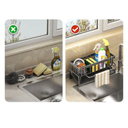 Rack Divine Utensil Sink Storage Rac Égouttoir de cuisine en forme de tête de dragon, support de rangement pour éponge, chiffon à vaisselle, ustensile divin, évier