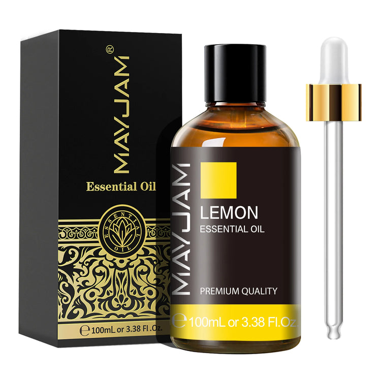 MAYJAM 1PCS 100ML Essential Oil with Dropper Sandalwood Lavender Eucalyptus Vanilla Aroma Oil For Humidifier Scent Candle Burner huile essentielle MAYJAM 1PCS 100ML avec huile de chandelier de lavande églucalyptus huile de vanille pour humidificateur brûl