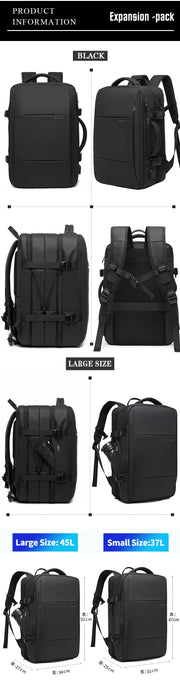 Sac à Dos BANGE Voyage & Business Homme USB Étanche 17.3’’