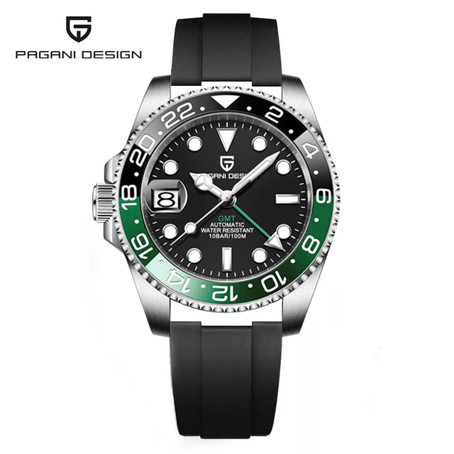Montre Homme PAGANI DESIGN GMT Automatique 40mm Céramique