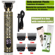 T9 Cordless Electric Hairber Shaver Hair Trimer Home Appliances Travel Barber Razors Shaving Machine for Men Trimmer Man.T9 Coiffure électrique sans fil Cointe-cheveux Découpeur à domicile Éliances de voyage Barber Razors Machine à raser pour hommes.