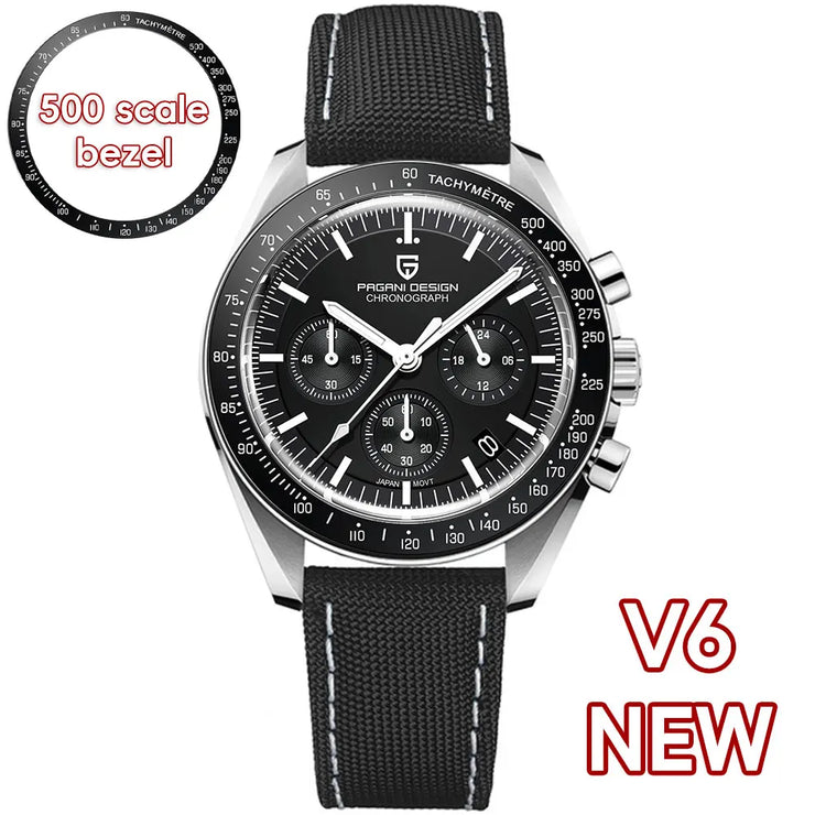 Montre Homme PAGANI DESIGN 2025 Quartz Chronographe Moonwatch