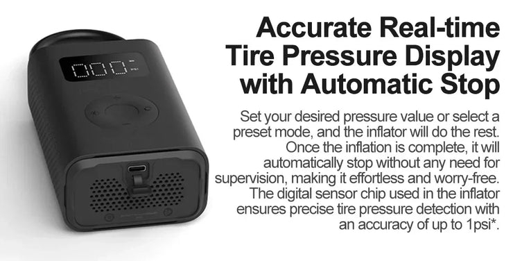 Xiaomi Mijia Portable Air Compressor 2/2D Digital Tire Inflator Electric Air Pump With LED Lamp for Car Motorcycles Bicycles. Xiaomi Mijia Portable Air Compressor 2/2D Digital Tire Inflator Pompe à air électrique avec lampe LED pour motos.