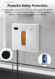 Robot Nettoyeur de Vitres ABIR WD8 Intelligent avec Télécommande & App