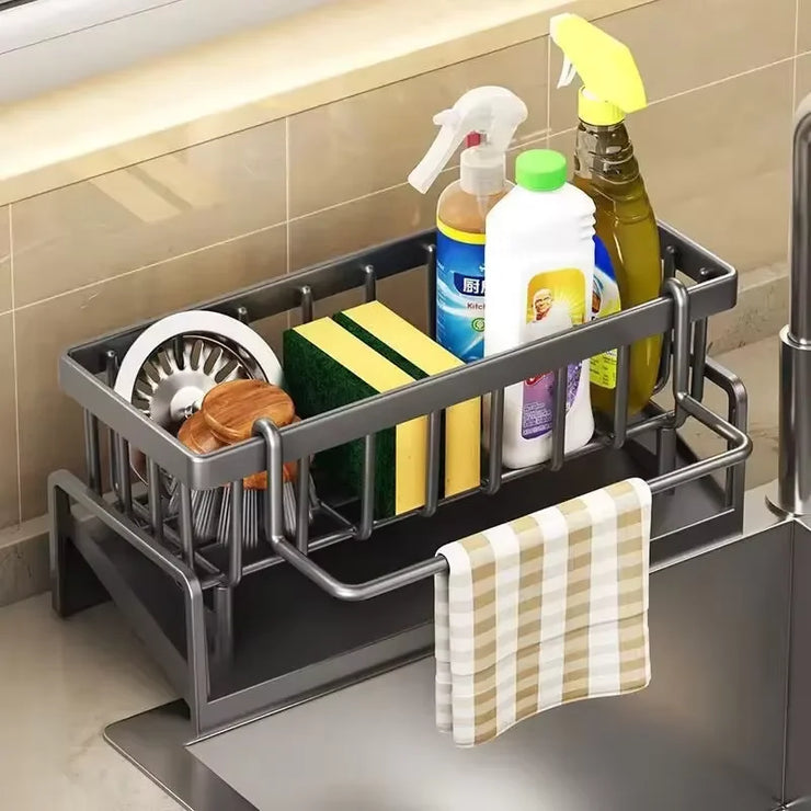 Rack Divine Utensil Sink Storage Rac Égouttoir de cuisine en forme de tête de dragon, support de rangement pour éponge, chiffon à vaisselle, ustensile divin, évier