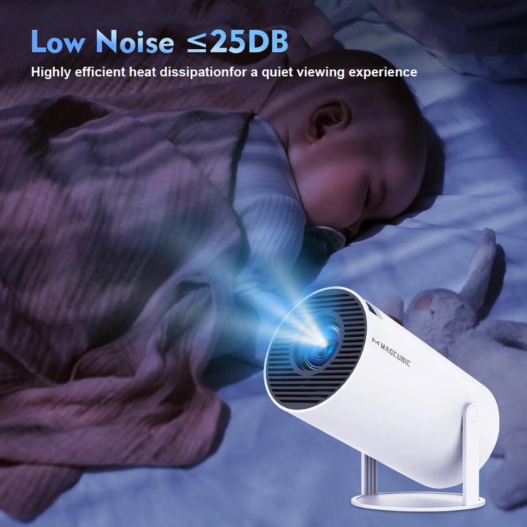 Magcubic Projector HY300 Pro 4K Android 11 Dual Wifi6 260ANSI Allwinner H713 BT5.0 1080P 1280*720P Home Cinema Outdoor Projetor.Projecteur de chargeur HY300 Pro 4K Android 11 Dual Wifi6 260ANSI Allwinner H713 BT5.0 1080P 1280*720P Home Cinema Outdoor Proj