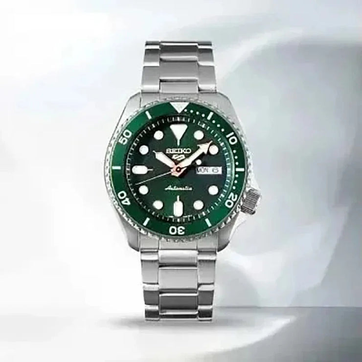 Seiko 5 Sports Montre Automatique Originale, Acier Inoxydable, Étanche