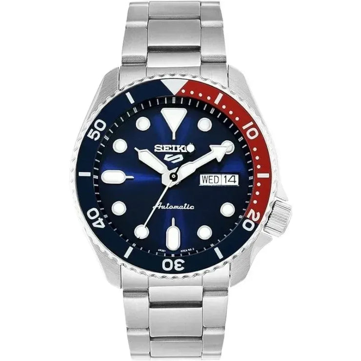Seiko 5 Sports Montre Automatique Originale, Acier Inoxydable, Étanche