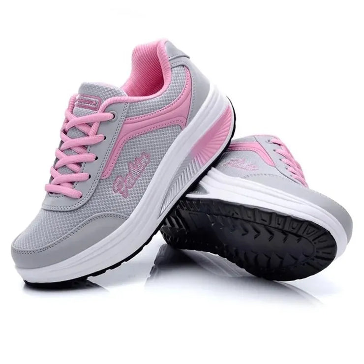 Baskets Femme Plateforme Mocassins Décontractés Grande Taille