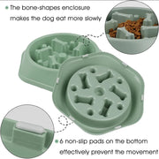 Gamelle Anti-Glouton Chien Antidérapante Slow Feeder