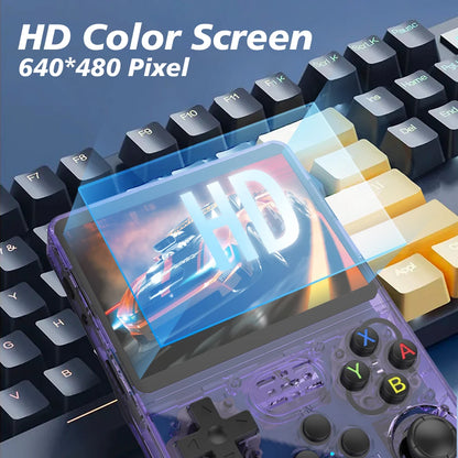 BOYHOM R36S Retro Handheld Video Game Console Linux System 3.5 Inch IPS Screen R35s Pro Portable Pocket Video Player 64GB Games.BOYHOM R36S Rétro Console de jeu vidéo portable Linux System 3.5 Inch IPS Screen R35s Pro Portable Pocket Video Player 64 Go