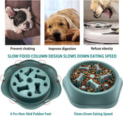Gamelle Anti-Glouton Chien Antidérapante Slow Feeder