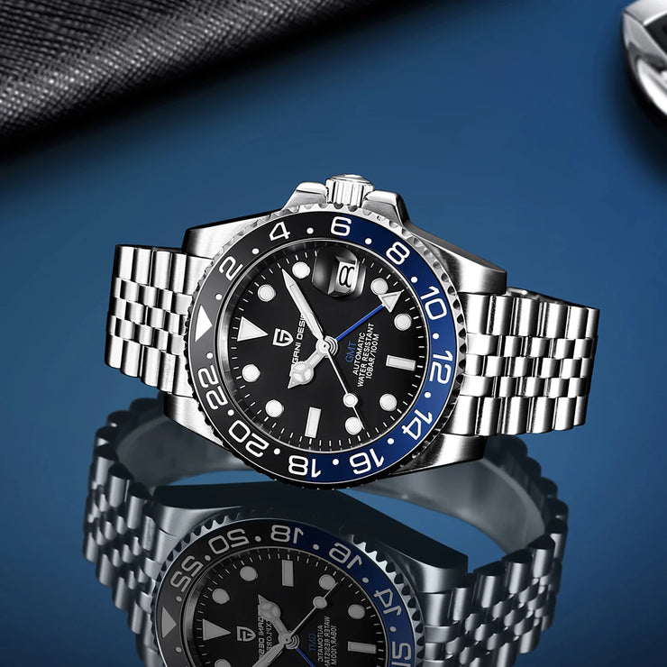 Montre Homme PAGANI DESIGN GMT Automatique 40mm Céramique