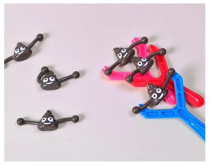12PC Funny Poo Launcher Tricky Slingshot Children Toys Kids Birthday Party Gifts Wedding Gifts For Guests Christmas Party Favors. 12PC Funny Poo Launcher Tricky Slingshot Children Toys Kids Birthday Party Cadeaux de mariage pour les invités Fête de Noël