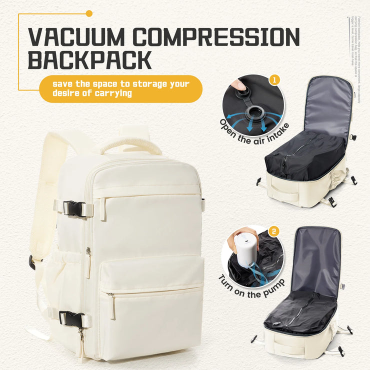 Sac à Dos Compression Sous Vide 40x20x25 Voyage & Ordinateur