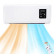 Climatiseur Mural Portable Mini Froid & Chaleur avec Télécommande